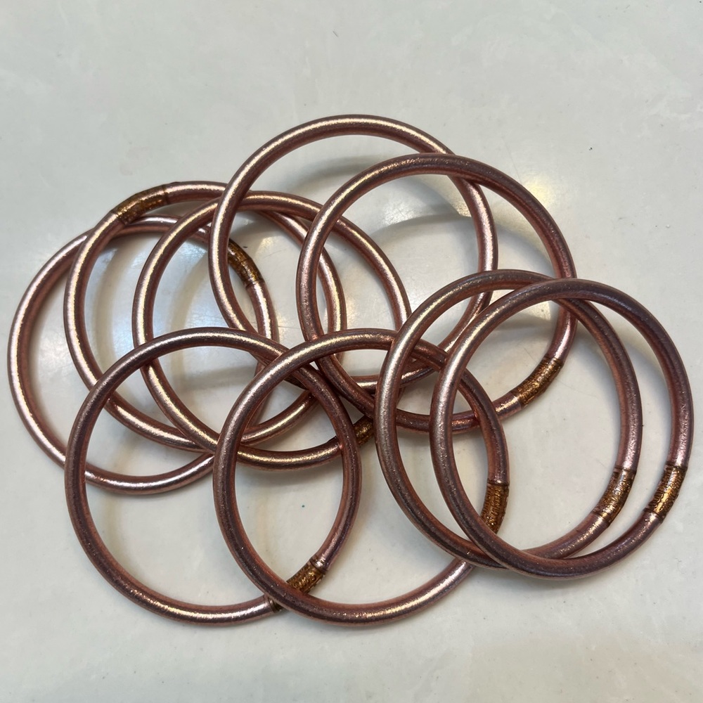 Rose gold bracelets
